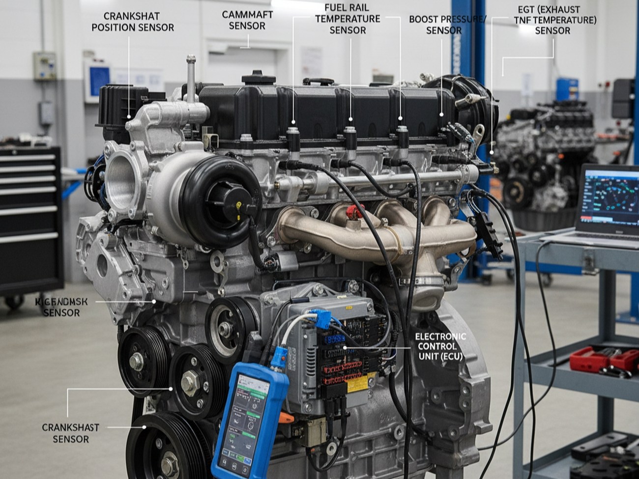 Датчики двигателя Cummins — расположение, проверка и замена основных датчиков