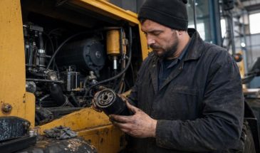 Замена фильтра на погрузчике — 4 типа и интервалы ТО